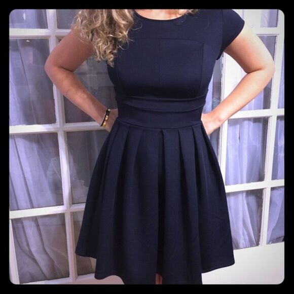 ✨Moon Collection Navy Cocktail Dress✨ - Picture 2 of 4